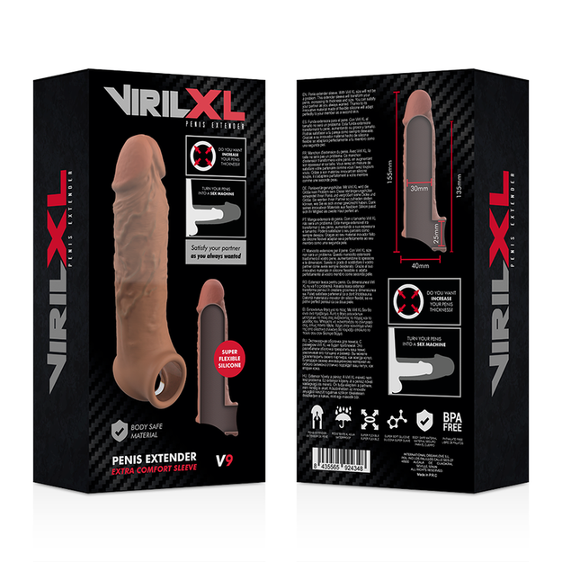 Extensão Peniana VirilXL V9 Castanho