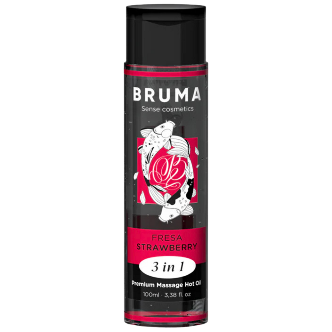 Gel Massagem e Lubrificante Bruma Sabor Morango 100ml