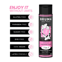 Carregar imagem no visualizador da galeria, Gel Massagem e Lubrificante Bruma Sabor Pastilha Elástica 100ml
