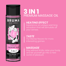 Carregar imagem no visualizador da galeria, Gel Massagem e Lubrificante Bruma Sabor Pastilha Elástica 100ml
