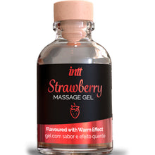 Carregar imagem no visualizador da galeria, Gel Massagem e Lubrificante Efeito Calor Intt Sabor Morango 30ml
