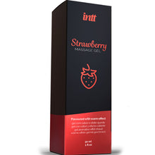 Carregar imagem no visualizador da galeria, Gel Massagem e Lubrificante Efeito Calor Intt Sabor Morango 30ml
