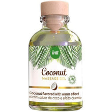 Carregar imagem no visualizador da galeria, Gel Massagem e Lubrificante Efeito Calor Intt Sabor Vegan Côco 30ml
