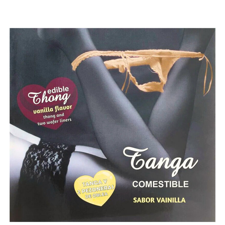 Lingerie Comestível Feminina Hotflowers Wafer Baunilha