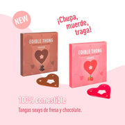Lingerie Comestível Unisexo SecretPlay Tanga Morango