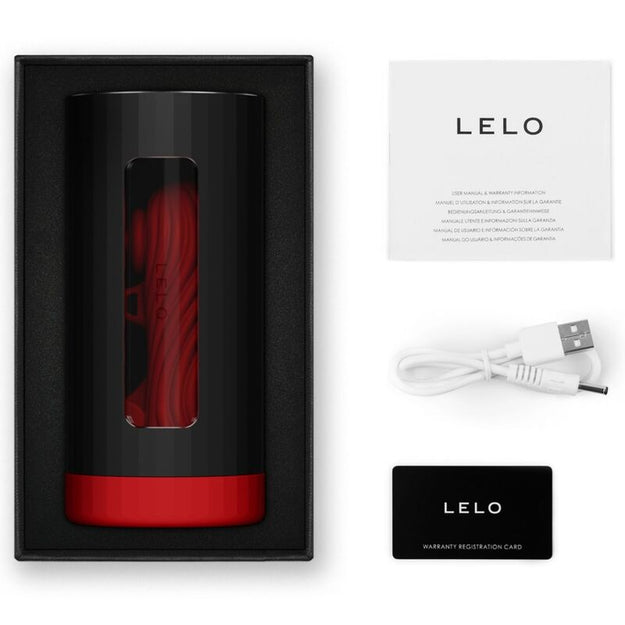 Masturbador Interactivo Lelo F1S V3 XL Vermelho Controlo Remoto App