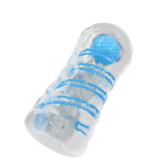 Masturbador Manual Movimento Espiral Prettylove Blue Spiral