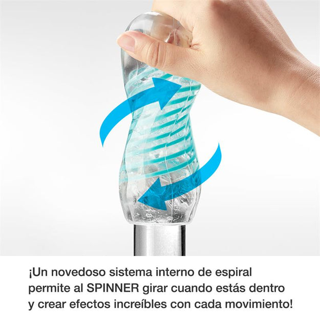 Masturbador Manual Movimento Espiral Tenga Beads