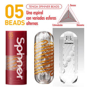 Masturbador Manual Movimento Espiral Tenga Beads