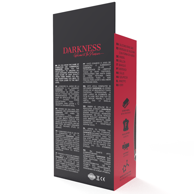 Mordaça Osso Preto Darkness