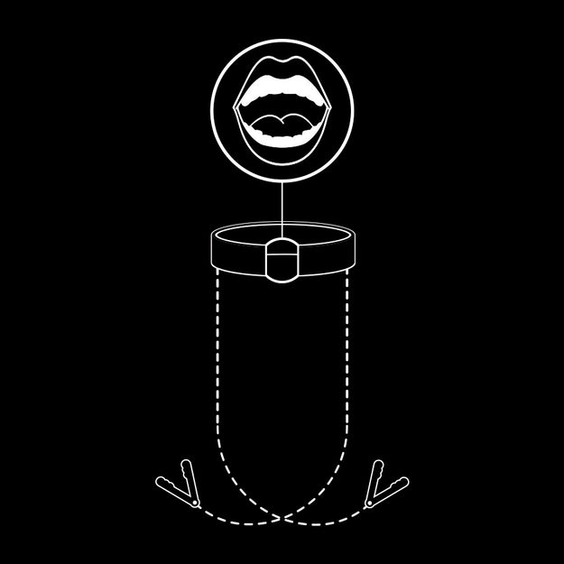 Mordaça Pinças Mamilos Fetish Submissive