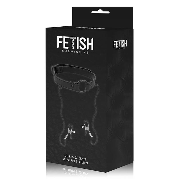 Mordaça Pinças Mamilos Fetish Submissive