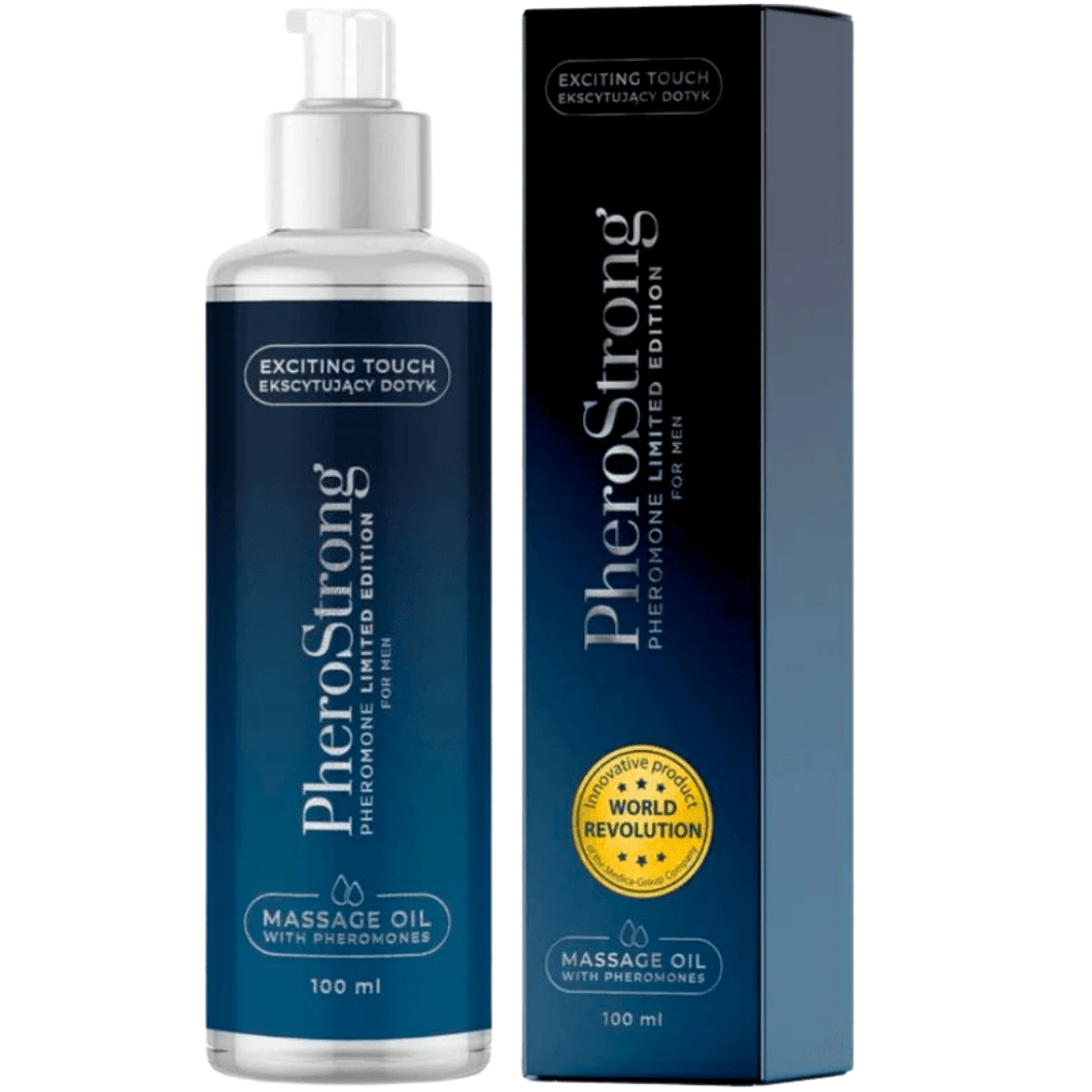 Óleo de massagem com Feromonas Pherostrong Edição Limitada Masculino 100ml