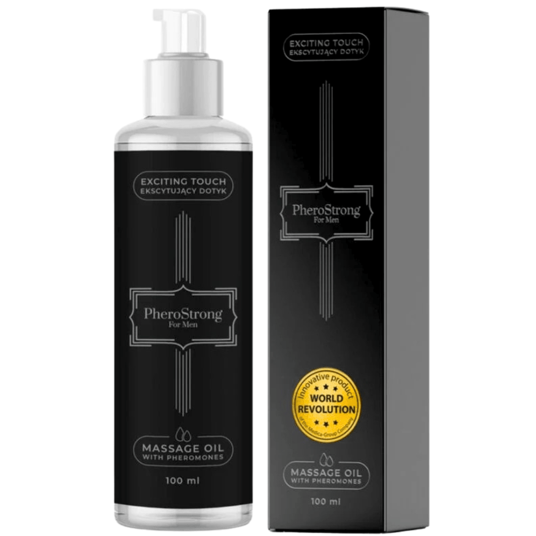 Óleo de massagem com Feromonas Pherostrong Masculino 100ml