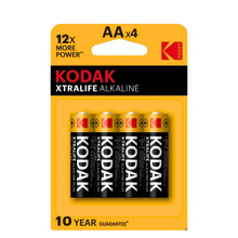 Carregar imagem no visualizador da galeria, Pilhas Kodak Alcalinas AA 4 Un
