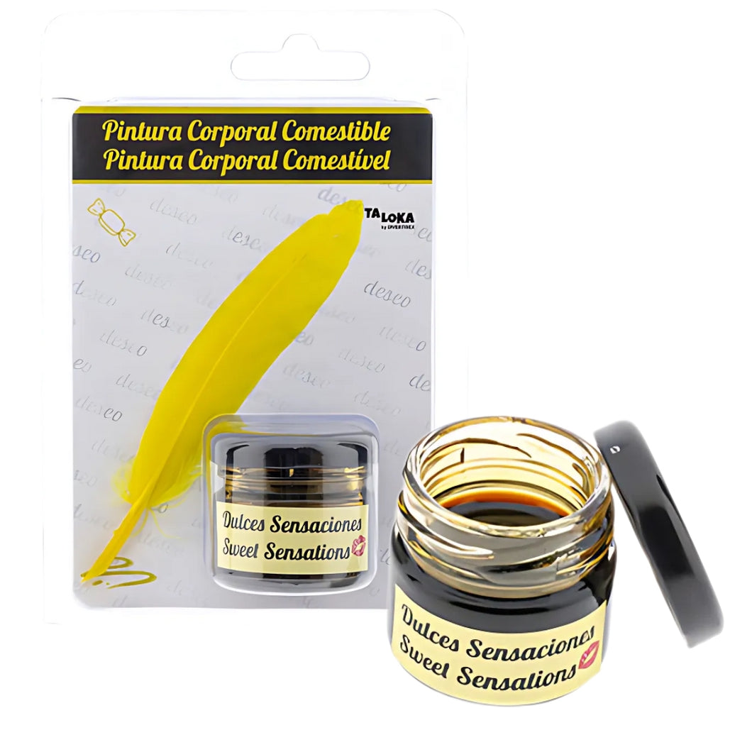 Tinta Corporal Comestível Taloka Caramelo