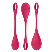 Carregar imagem no visualizador da galeria, Conjunto 3 Bolas Kegel Satisfyer Yoni Power 1 Vermelho
