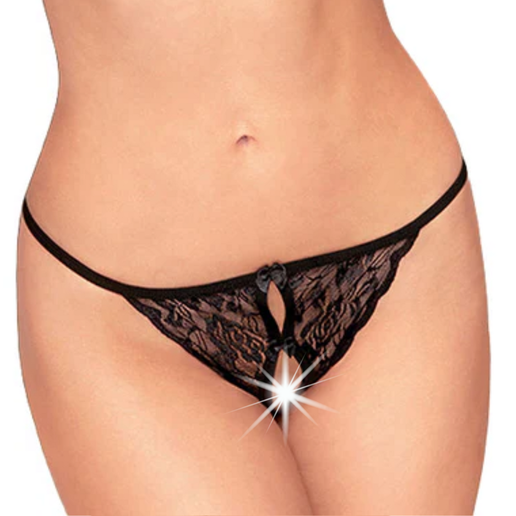 Tanga Penthouse Virilha Aberta Hot Getaway Preto