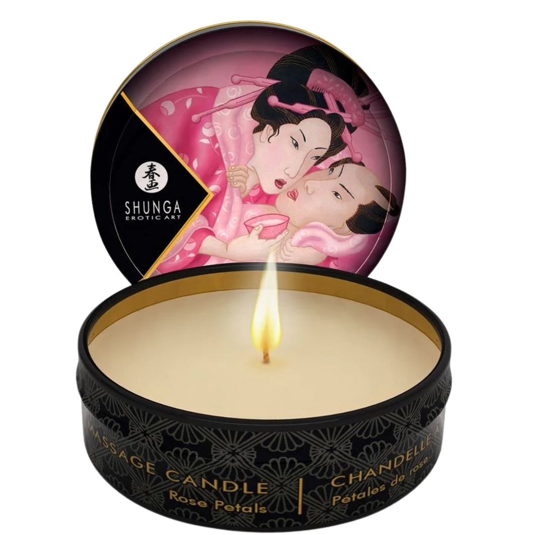 Vela Massagem Shunga Aroma Rosas 30ml