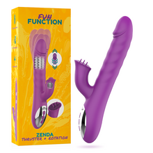 Carregar imagem no visualizador da galeria, Vibrador Usb Movimento Telescópico e Rotação Fun Function Zenda
