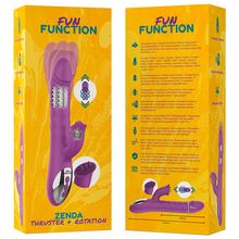 Carregar imagem no visualizador da galeria, Vibrador Usb Movimento Telescópico e Rotação Fun Function Zenda
