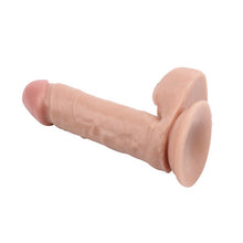 Carregar imagem no visualizador da galeria, Dildo Silicone Dupla Densidade Fashion Dude Bege 15x4cm
