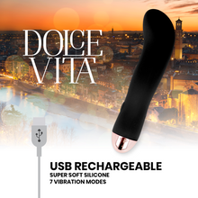 Carregar imagem no visualizador da galeria, Estimulador Clitoriano Usb Vibração DolceVita 2 Preto
