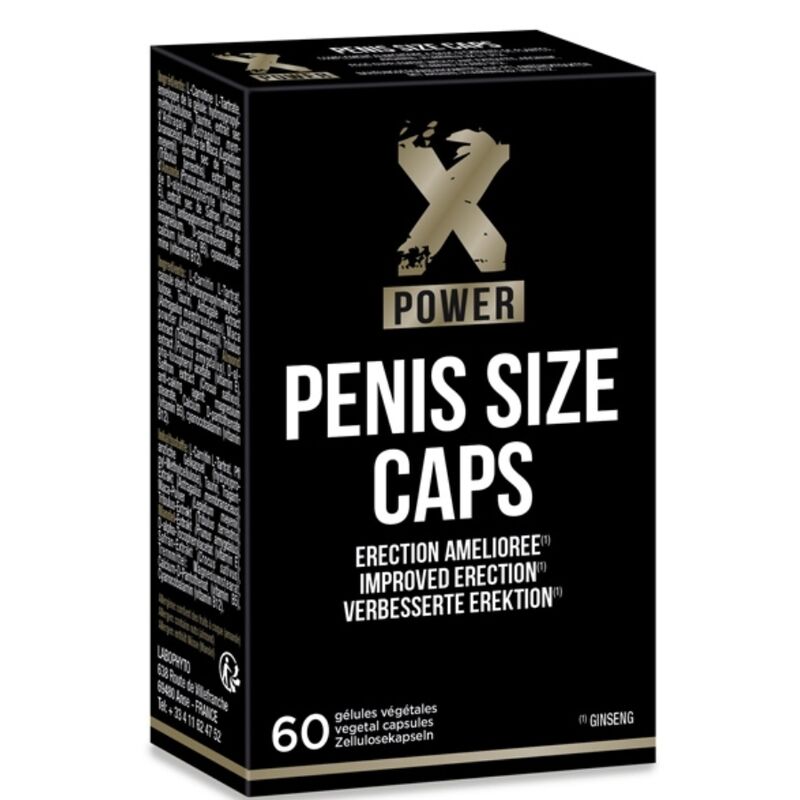 Potenciador Cápsulas XPower Penis Size 60 Un