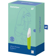 Carregar imagem no visualizador da galeria, Bala Vibração Usb Satisfyer Ultra Power Bullet 7 Verde
