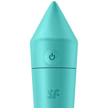 Carregar imagem no visualizador da galeria, Bala Vibração Usb Satisfyer Ultra Power Bullet 8 Turquesa Controlo Remoto App
