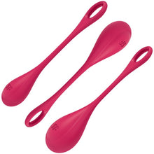 Carregar imagem no visualizador da galeria, Conjunto 3 Bolas Kegel Satisfyer Yoni Power 1 Vermelho
