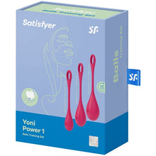 Carregar imagem no visualizador da galeria, Conjunto 3 Bolas Kegel Satisfyer Yoni Power 1 Vermelho
