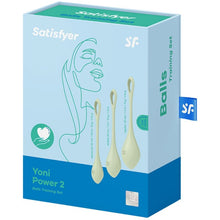 Carregar imagem no visualizador da galeria, Conjunto 3 Bolas Kegel Satisfyer Yoni Power 2 Verde
