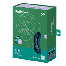 Carregar imagem no visualizador da galeria, Anel Peniano Duplo Vibração Usb Satisfyer Epic Duo Controlo Remoto App
