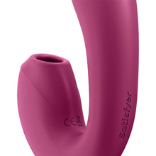 Carregar imagem no visualizador da galeria, Vibrador Usb Sucção Satisfyer Sunray Vermelho Controlo Remoto App
