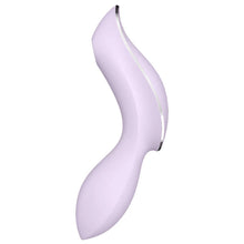 Carregar imagem no visualizador da galeria, Estimulador Duplo Usb Satisfyer Curvy Trinity 2 Roxo
