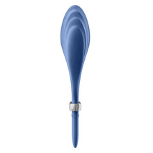 Carregar imagem no visualizador da galeria, Anel Peniano Vibração Usb Tamanho Ajustável Satisfyer Duelist Azul
