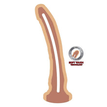 Carregar imagem no visualizador da galeria, Dildo Silicone Dupla Densidade Get Real 18x3cm
