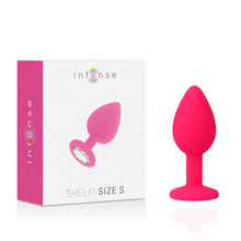 Carregar imagem no visualizador da galeria, Plug Anal Jóia Silicone Intense Rosa S
