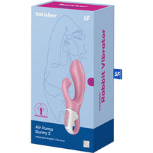 Carregar imagem no visualizador da galeria, Vibrador Usb Insuflável Satisfyer Air Pump Bunny 2
