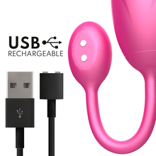 Carregar imagem no visualizador da galeria, Estimulador Ovo Vibração Usb Oninder Denver Rosa Controlo Remoto App
