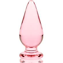 Carregar imagem no visualizador da galeria, Dildo De Vidro Ibiza N4 Rosa 10x5cm
