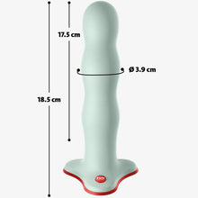 Carregar imagem no visualizador da galeria, Dildo Bolas Chocalho Fun Factory Bouncer Shake Verde 18x4cm
