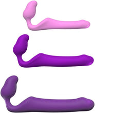 Carregar imagem no visualizador da galeria, Strap-On Duplo AdrienLastic Queens Roxo M
