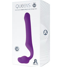 Carregar imagem no visualizador da galeria, Strap-On Duplo AdrienLastic Queens Roxo M
