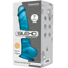 Carregar imagem no visualizador da galeria, Dildo Silicone Memória SilexD 7 Azul
