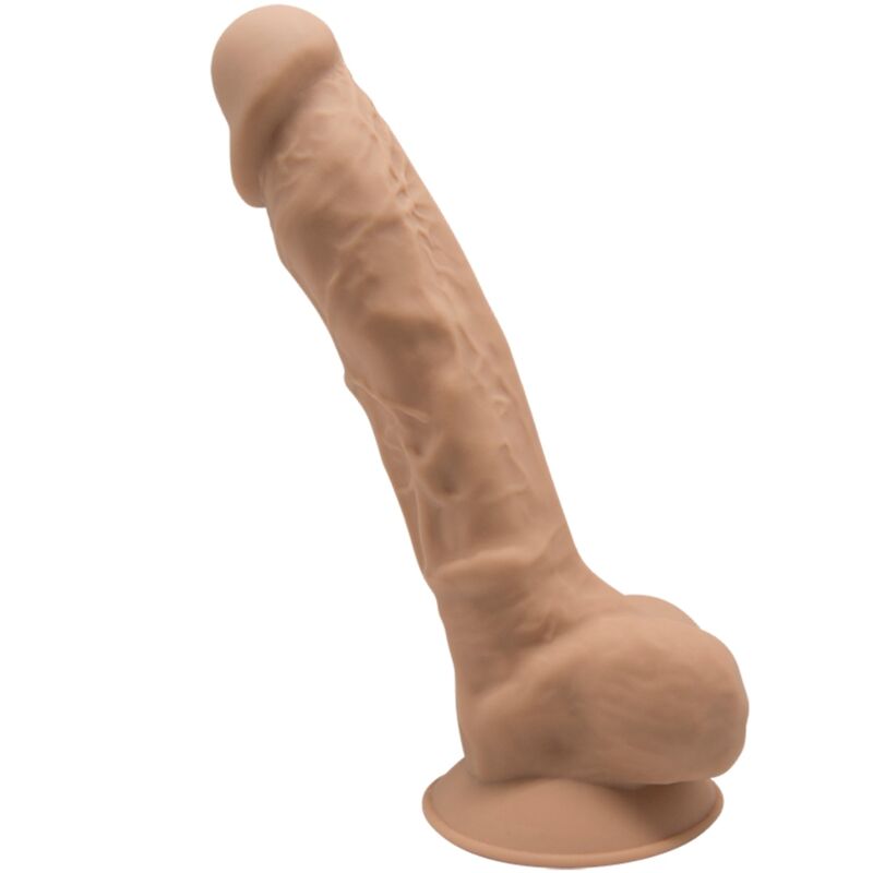 Dildo Silicone Memória SilexD 7 Caramelo