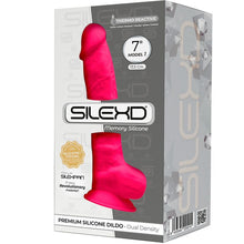 Carregar imagem no visualizador da galeria, Dildo Silicone Memória SilexD 7 Rosa
