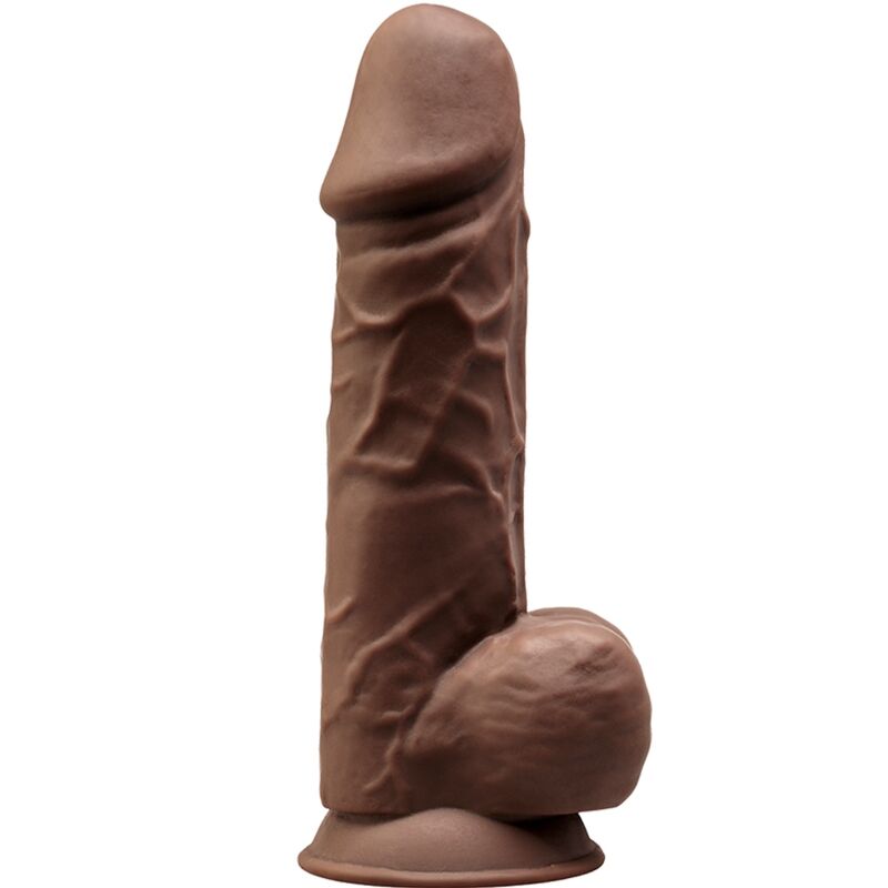 Dildo Silicone Memória SilexD 8.5 Castanho