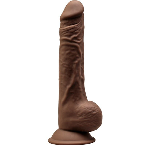 Dildo Silicone Memória SilexD 9.5 Castanho